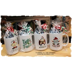 Naughty (& nice) Comical Christmas Mugs